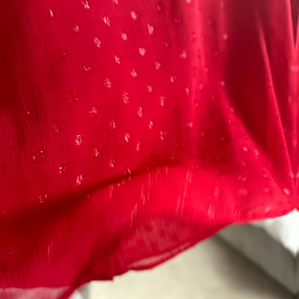 Jaclyn Smith Cute Red Blouse - Picture 8 of 8